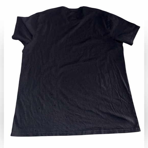 Polo by Ralph Lauren Black Tee Crew Neck Slim Fit 1” Polo embroidery Size XL - Picture 7 of 9